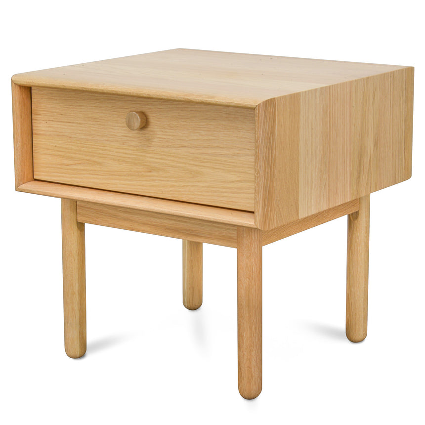 Lamp Side Table with Drawer | Natural | Myka Home