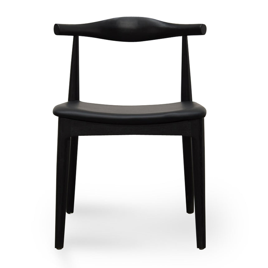 Elbow Dining Chair - Black (Set of 2) - View 3