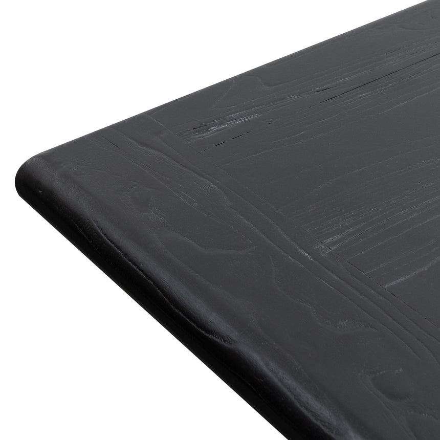 3m Reclaimed Dining Table - Black- 120cm (W) - Thick Top - View 6