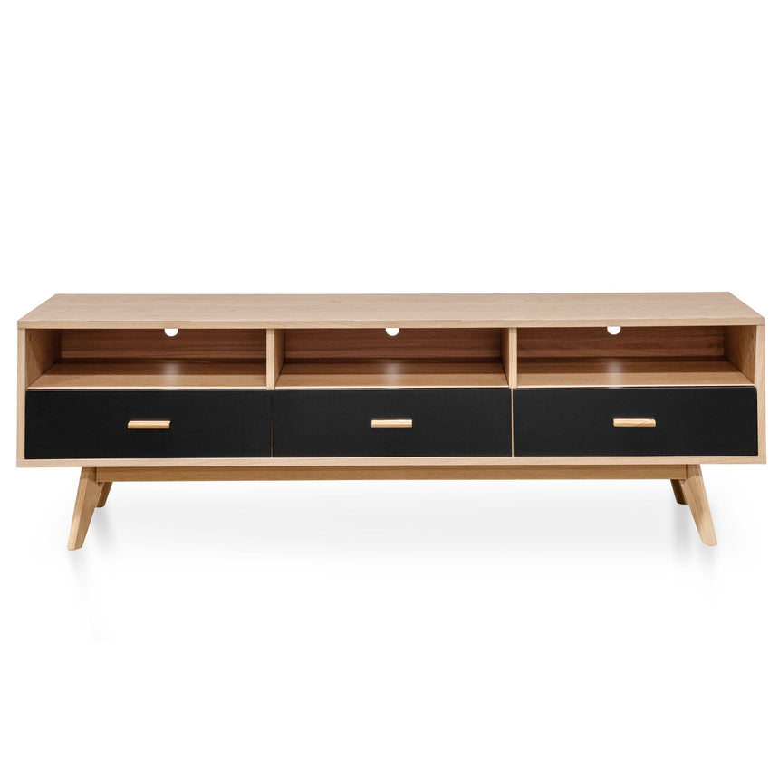 Ex Display CTV2603-KD 180cm Entertainment TV Unit In Natural - Black - View 2