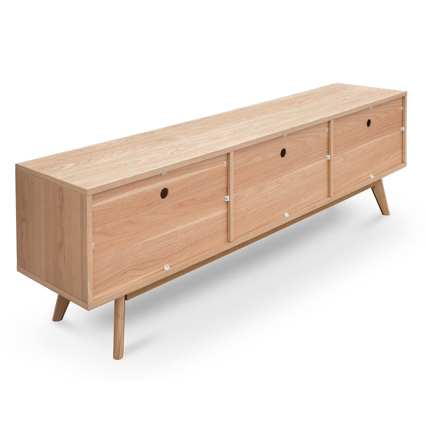 Ex Display CTV2603-KD 180cm Entertainment TV Unit In Natural - Black - View 7