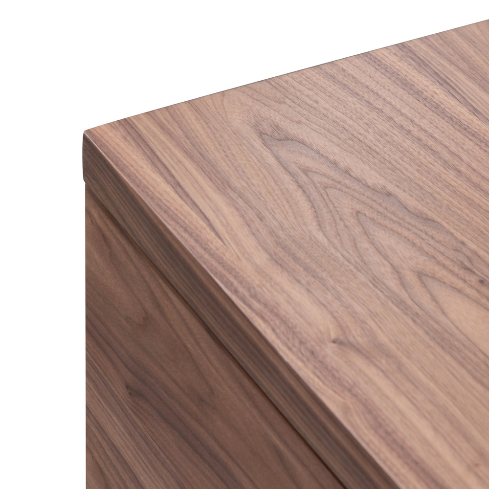 Lowline 2.1m Entertainment TV Unit In Walnut | Timber Legs | Myka Home - View 10