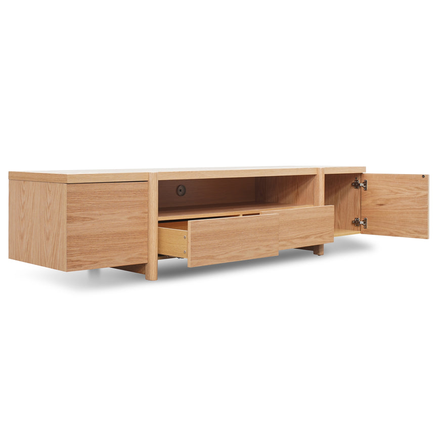 2.1m Entertainment TV Unit | Lowline - Full Natural - Timb | Myka Home - View 11
