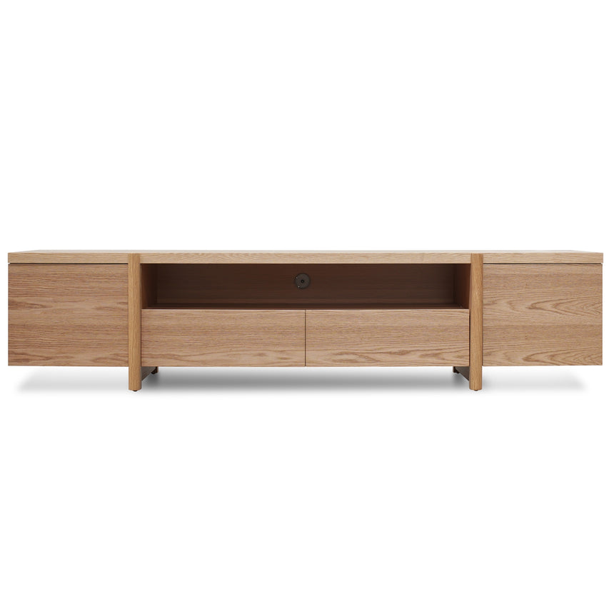 2.1m Entertainment TV Unit | Lowline - Full Natural - Timb | Myka Home - View 4