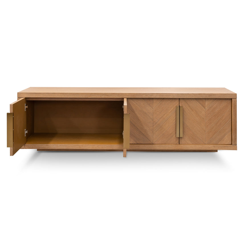 1.8m Entertainment TV Unit | Dusty Oak | Myka Home - View 2
