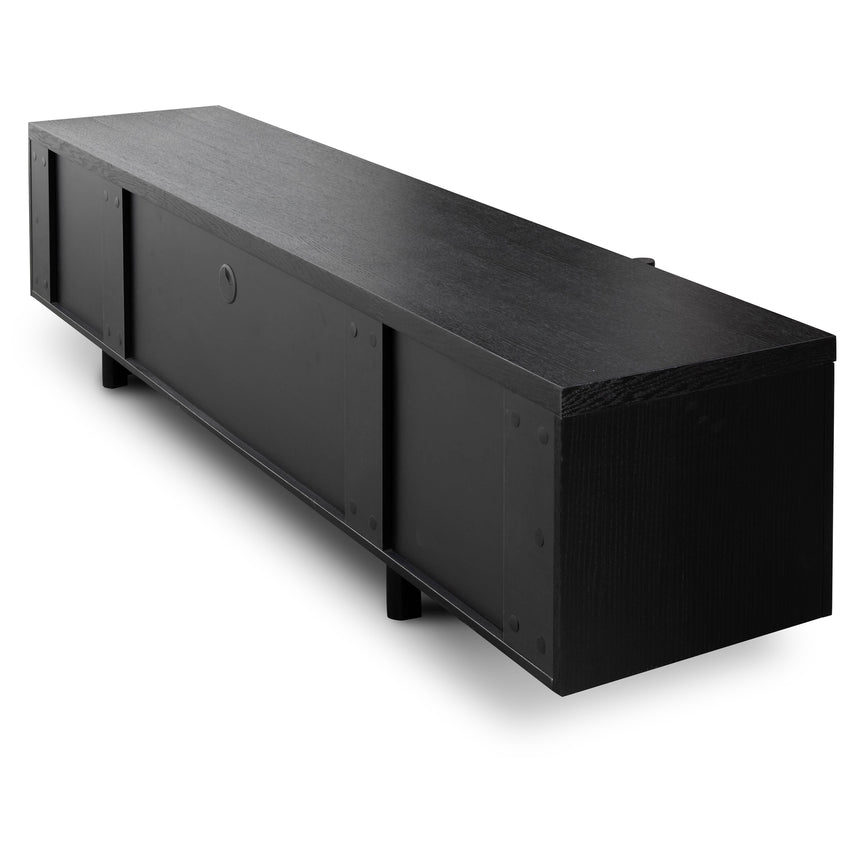 Lowline 2.1m Entertainment TV Unit | Black Oak - Timber Le | Myka Home - View 10