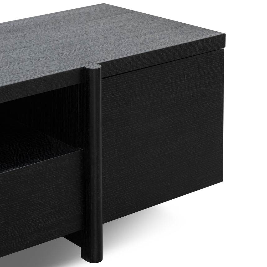 Lowline 2.1m Entertainment TV Unit | Black Oak - Timber Le | Myka Home - View 12