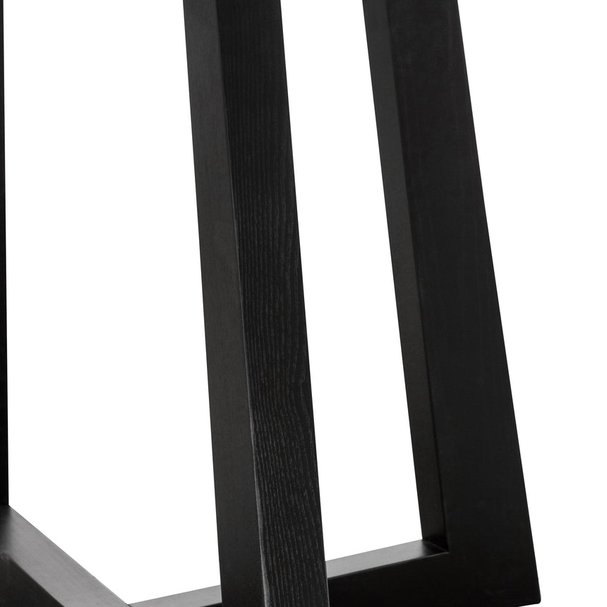 1.5m Round Marble Dining Table - Black - View 6