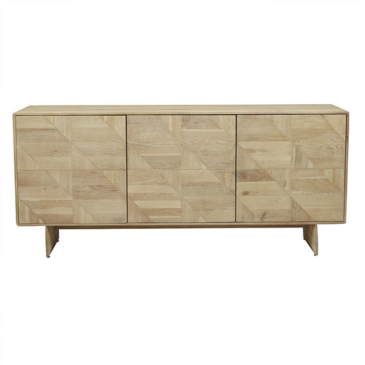 Aiden Buffet | Natural Oak Parquetry | Myka Home