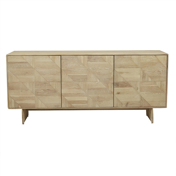 Aiden Buffet | Natural Oak Parquetry | Myka Home