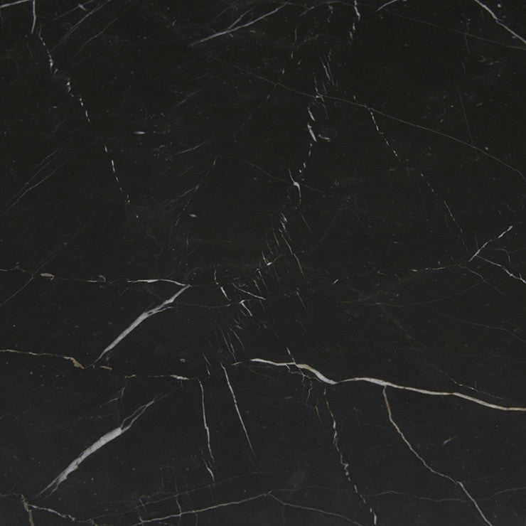 Amara Curve Coffee Table | Black Marble | Myka Home - View 7