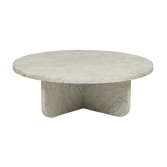 Amara Curve Coffee Table | Black Marble | Myka Home - View 2