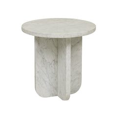 Amara Curve Side Table | Black Marble | Myka Home