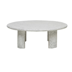 Amara Ellipse Coffee Table | Black Marble | Myka Home