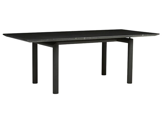 Amara Rectangular Dining Table | Black Marble | Myka Home