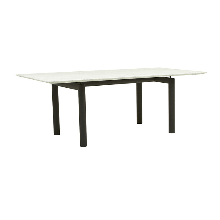Amara Rectangular Dining Table | Black Marble | Myka Home - View 4