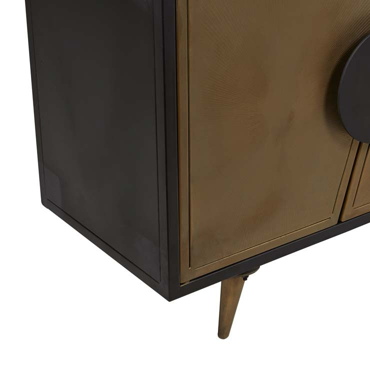 Amelie Aurora Buffet | Black Metal | Myka Home - View 5