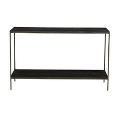 Amelie Cube Console Table | Black Timber | Myka Home