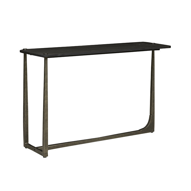 Amelie Tri Console | Black Mango Wood | Myka Home