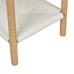 Anchor Bedside Table | Natural Mindi Wood | Myka Home