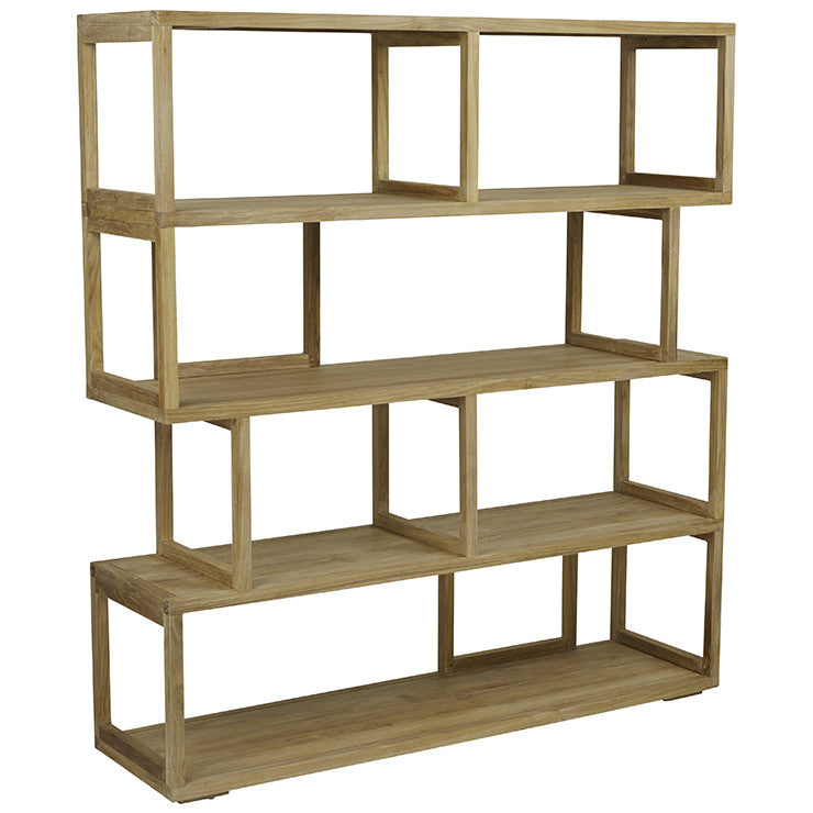 Anja Bookcase | Natural Teak | Myka Home - View 6