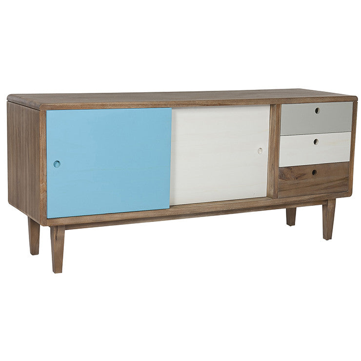 Copenhagen Buffet | Limed Brown Teak | Myka Home
