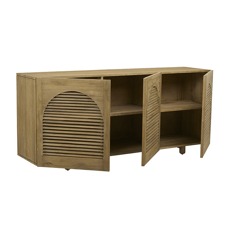 Cove Buffet | Rustic Teak Finish | Myka Home - View 3