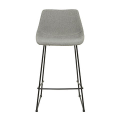 Slate Bar Stool | Black Stainless Steel | Myka Home