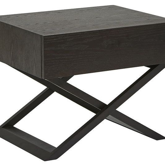Florence Bedside Table | Ash Veneer | Myka Home - View 2