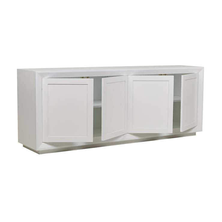 Hamptons Buffet | White Ash Veneer | Myka Home - View 3
