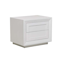 Ridge Bedside Table | White Ash | Myka Home