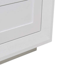Ridge Bedside Table | White Ash | Myka Home