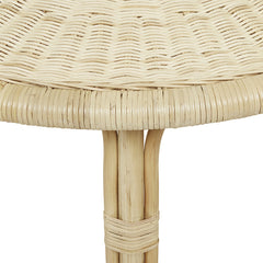 Drift Round Table | Natural Rattan | Myka Home