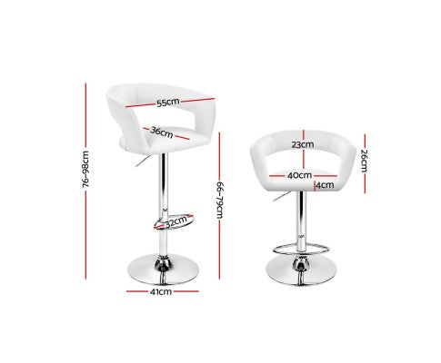 Kimmy Gas Lift Bar Stool - View 2