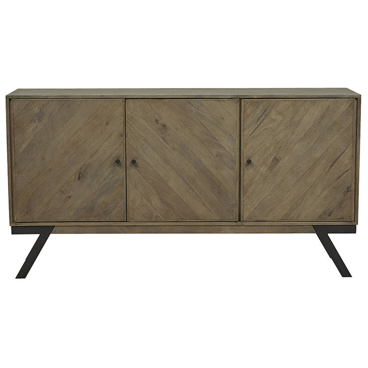 Drift Buffet | Grey Sand Mango Wood | Myka Home