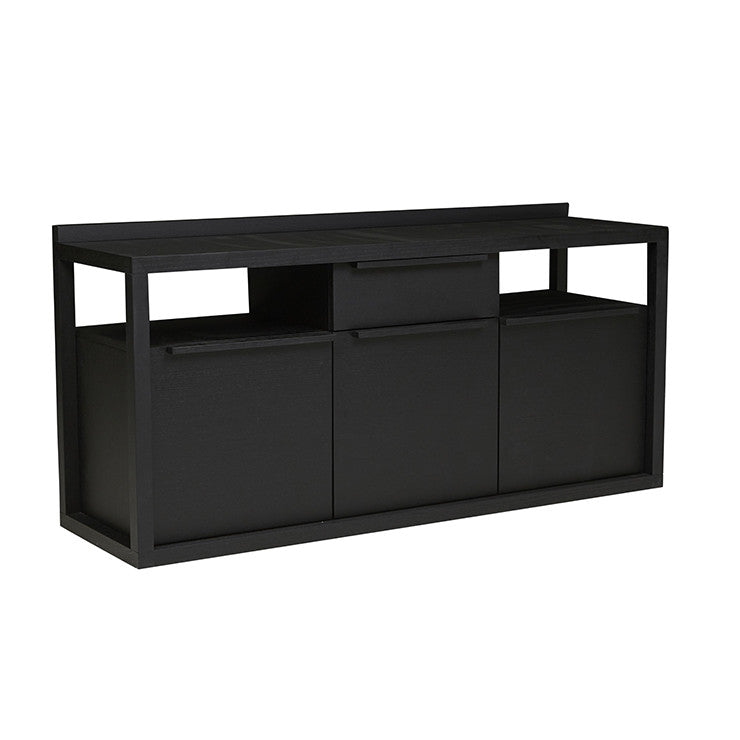 Oslo Buffet | Black Oak Veneer | Myka Home - View 2