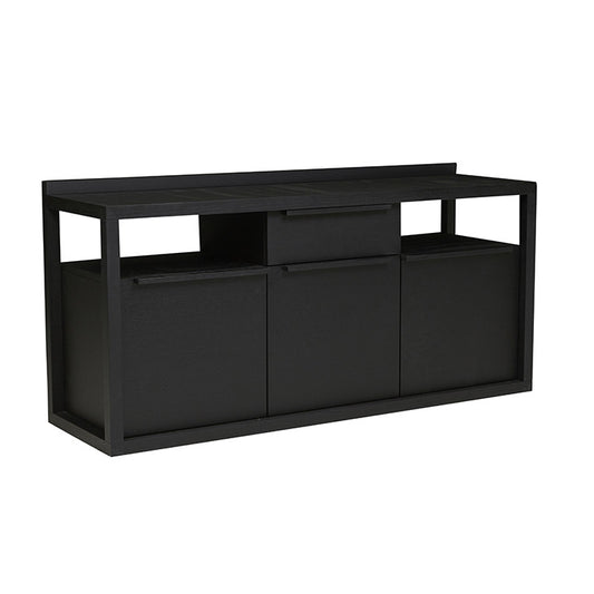 Oslo Buffet | Black Oak Veneer | Myka Home - View 2