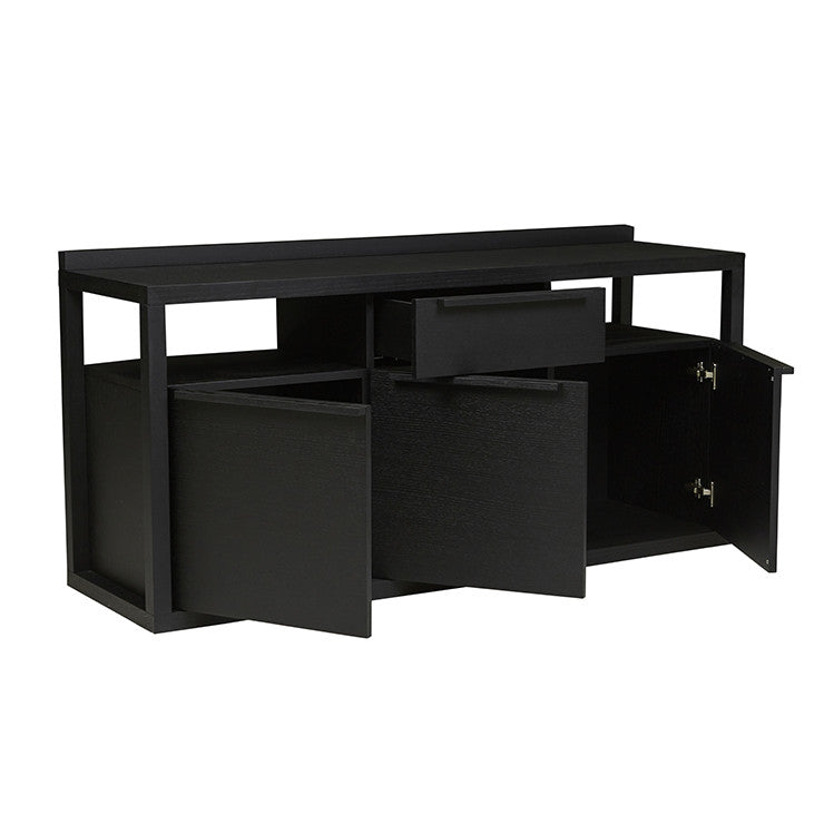 Oslo Buffet | Black Oak Veneer | Myka Home - View 3