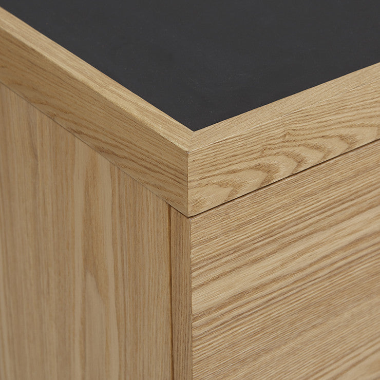 Cedar Buffet | Natural Ash & Black | Myka Home - View 6