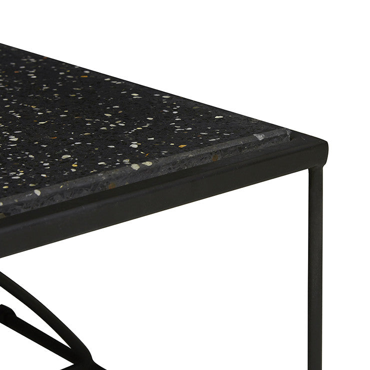 Oslo Coffee Table | Black Terrazzo | Myka Home