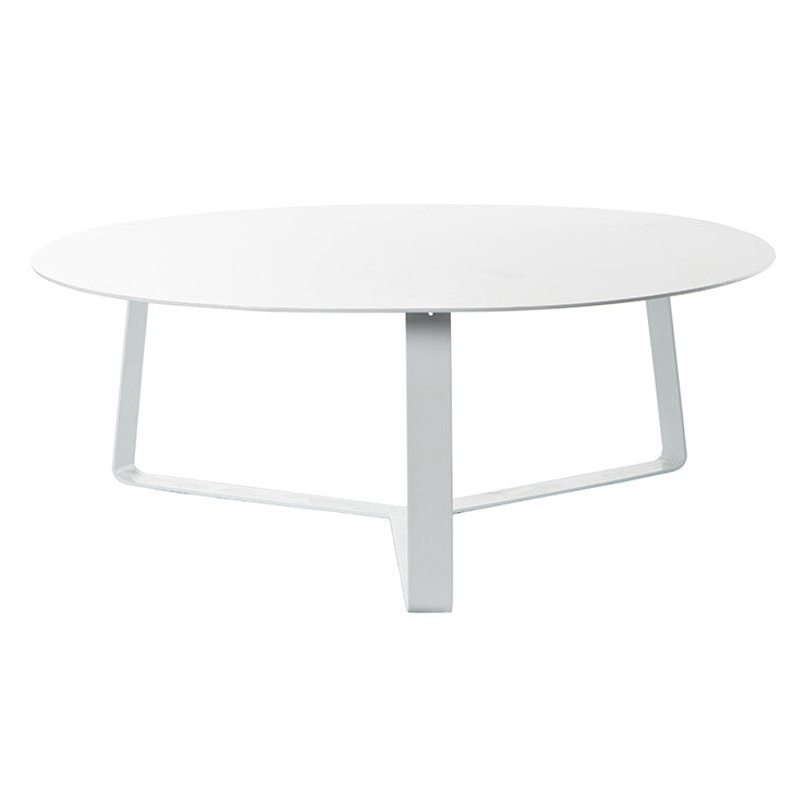 Cancun Outdoor Coffee Table | White Aluminium | Myka Home