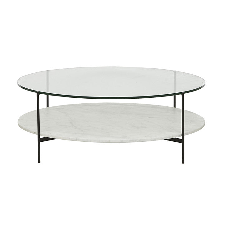 Clermont Layer Marble Coffee Table