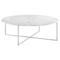 Elle Luxe Marble Round Coffee Tables