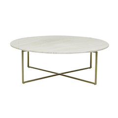 Elle Luxe Marble Round Coffee Tables