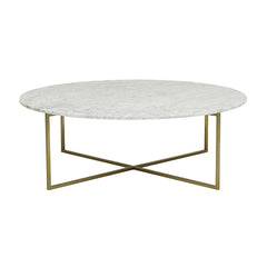 Elle Luxe Marble Round Coffee Tables