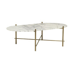Elle Pipe Oval Coffee Table