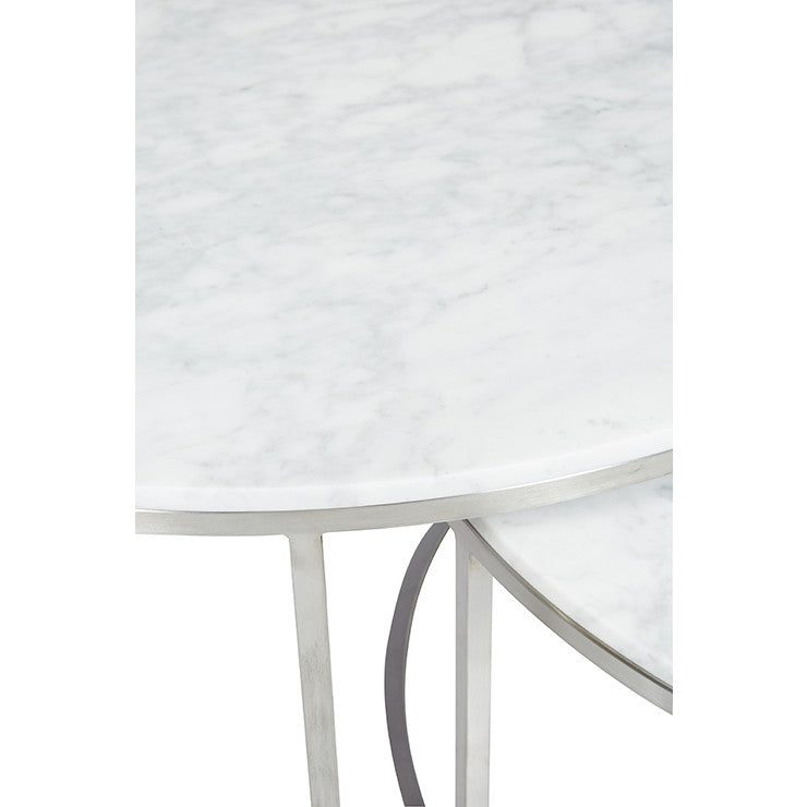 Elle Round Marble Nest Coffee Tables - View 6