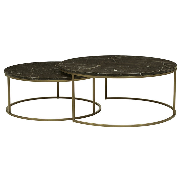 Elle Round Marble Nest Coffee Tables