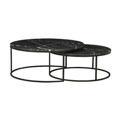 Elle Round Marble Nest Coffee Tables