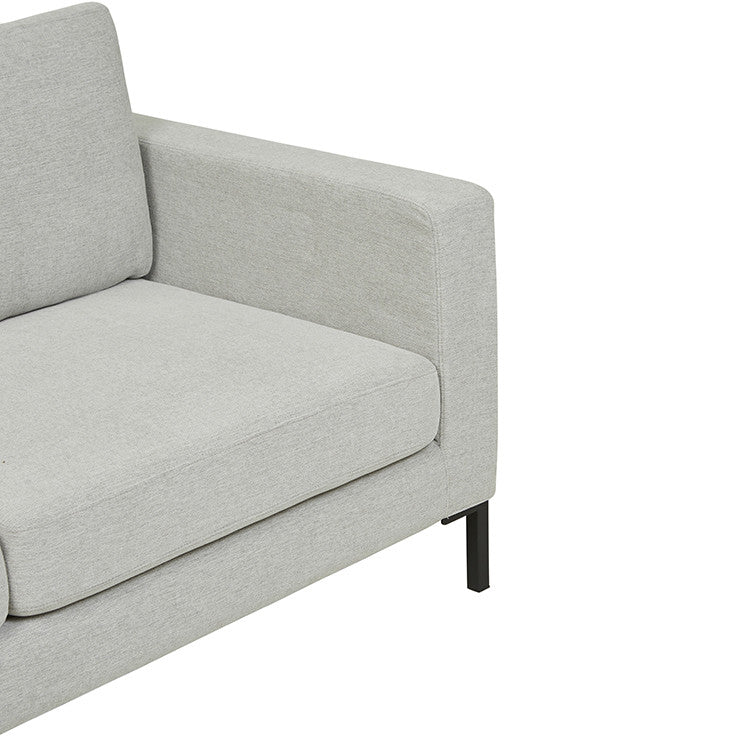 Juno 2 Seater Sofa with Black Powder Coated Legs - View 2